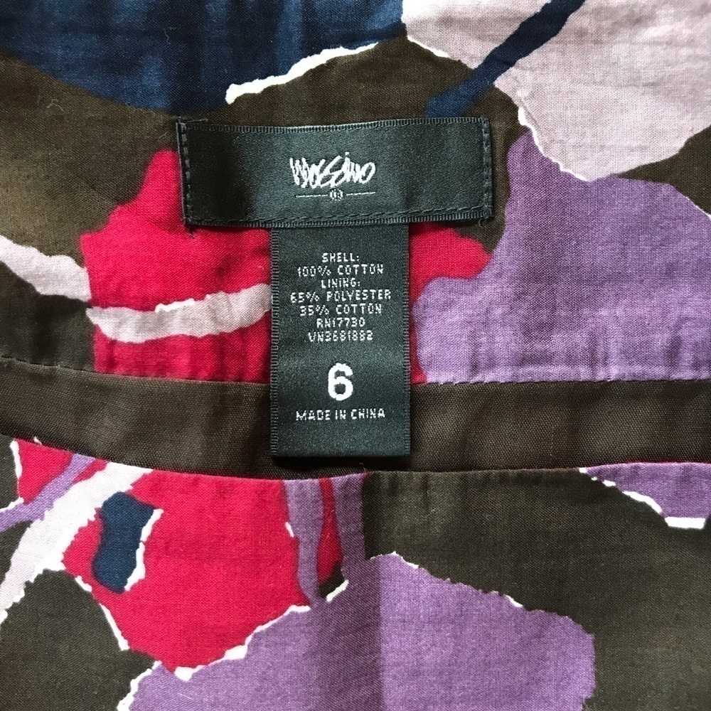 MOSSIMO A-line multi color cotton skirt Size 6 - Picture 4 of 9